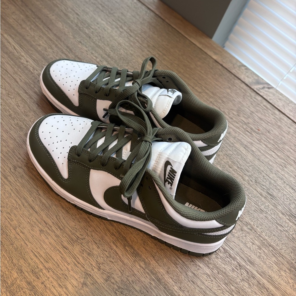 Nike Women’s Dunk Low Sneakers in Olive